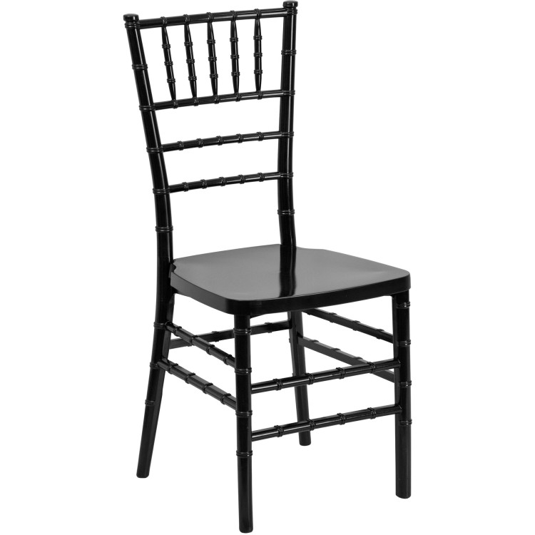 Resin Chiavari Chair Black | CaterEq CEAOX532