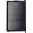 108lt Beer bottle cooler Glass door Black - AX108BVC