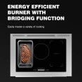 Professional Induction Range with 5 zone and Multifunction Convection Oven - CEALTAY900