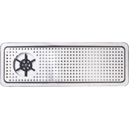 Countertop Stainless Steel Glass Rinser 655×215×30mm | CaterEq CEB1210