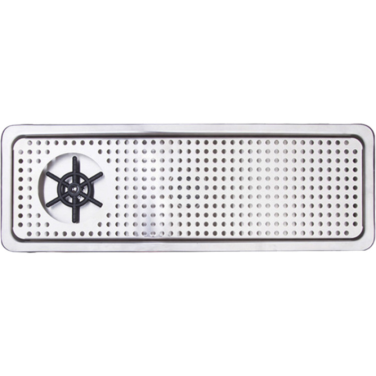 Countertop Stainless Steel Glass Rinser 655×215×30mm | CaterEq CEB1210 Countertop Stainless Steel Glass Rinser 655×215×30mm | CaterEq CEB1210
