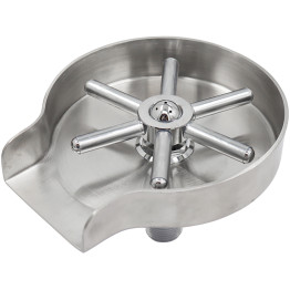 Non-Rotating Glass Rinser Stainless Steel 140mm | CaterEq CEB1316