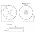 Non-Rotating Glass Rinser Stainless Steel 140mm | CaterEq CEB1316