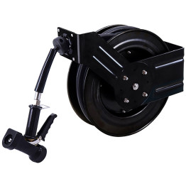 20M Epoxy-Coated Steel Hose Reel Swing Bracket Automatic Rewind Black | CaterEq CEB71100120M 20M Epoxy-Coated Steel Hose Reel Swing Bracket Automatic Rewind Black | CaterEq CEB71100120M