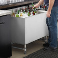 Commercial Beer Box Splashback Stainless steel 1520x610x760mm - CEBB246018