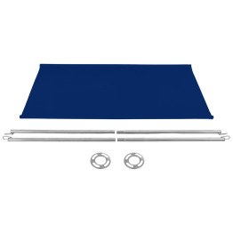 Dark Blue Canvas Barrier Panel Accessory 1430×700mm | CaterEq CEBBPCB01DB