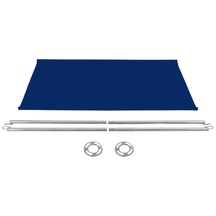 Dark Blue Canvas Barrier Panel Accessory 1430×700mm | CaterEq CEBBPCB01DB