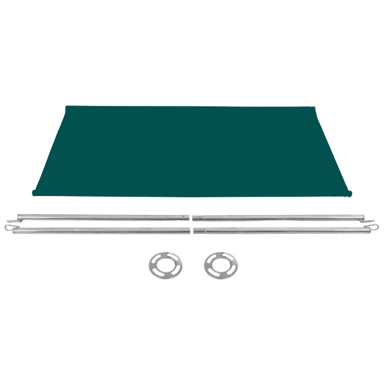 Green Canvas Barrier Panel Accessory 1430×700mm | CaterEq CEBBPCB01G