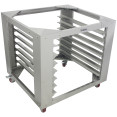 Combi/Convection Oven Base with GN Pan Rack Stainless Steel 7 Layers Mobile with Wheels Fits 400×600 mm Pans | CaterEq CEBCF95 Combi/Convection Oven Base with GN Pan Rack Stainless Steel 7 Layers Mobile with Wheels Fits 400×600 mm Pans | CaterEq CEBCF95