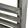 Combi/Convection Oven Base with GN Pan Rack Stainless Steel 7 Layers Mobile with Wheels Fits 400×600 mm Pans | CaterEq CEBCF95 Combi/Convection Oven Base with GN Pan Rack Stainless Steel 7 Layers Mobile with Wheels Fits 400×600 mm Pans | CaterEq CEBCF95