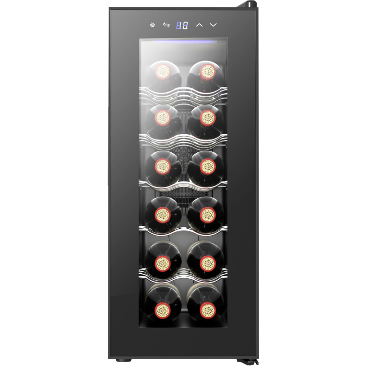 Commercial Wine Cooler Glass Door 12 Bottles 34L 265 x 515 x 645 mm | CaterEq CEBCW36A