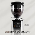 Commercial Electric Conical Burr Coffee Grinder 150W with 245g Bean Hopper | CaterEq CEBDCG308