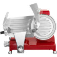 Commercial Meat slicer 10''/250mm Aluminium Coated Red - CEBF250ROUGE