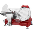 Commercial Meat slicer 10''/250mm Aluminium Coated Red - CEBF250ROUGE
