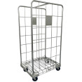 Commercial 2-Sided Roll Cage Trolley Zinc-Plated Steel 360kg Capacity 680x900x1720mm | CaterEq CEBHK01