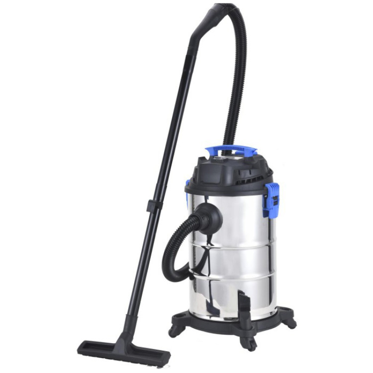 Multi-use Stainless Steel Wet & Dry Vacuum Cleaner with External Power Socket 30L 1200W | CaterEq CEBJ1922A