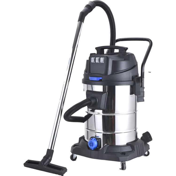 Multi-use Stainless Steel Wet & Dry Vacuum Cleaner with Blower Function and Triple Motor Socket 50L 3000W | CaterEq CEBJC1923
