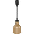 Single Head Hanging Warming Lamp Infrared Food Warmer Ø170×261mm Copper Finish | CaterEq CEBL1207