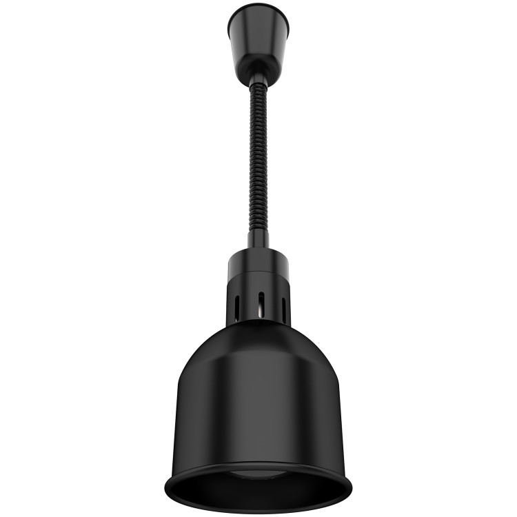 Single Head Hanging Warming Lamp Infrared Food Warmer Ø170×261mm Black Finish | CaterEq CEBL1209 Single Head Hanging Warming Lamp Infrared Food Warmer Ø170×261mm Black Finish | CaterEq CEBL1209