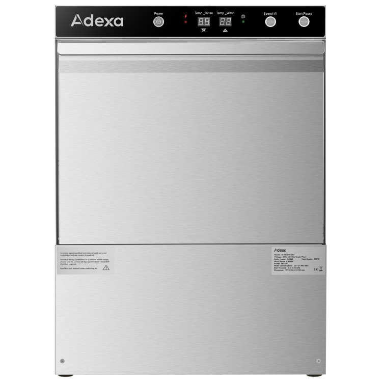 Commercial Undercounter Dishwasher 500x500mm 40 Racks/h 3.03kW | CaterEq CEBLUECORE102 Commercial Undercounter Dishwasher 500x500mm 40 Racks/h 3.03kW | CaterEq CEBLUECORE102
