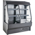 Wall Cabinet Multi Deck Refrigerator Night Curtain Black 1220x700x1470mm | CaterEq CEBLUEL202