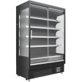 Wall Cabinet Multi Deck Refrigerator Night Curtain Black 1940x700x2000mm | CaterEq CEBLUEL210 Wall Cabinet Multi Deck Refrigerator Night Curtain Black 1940x700x2000mm | CaterEq CEBLUEL210