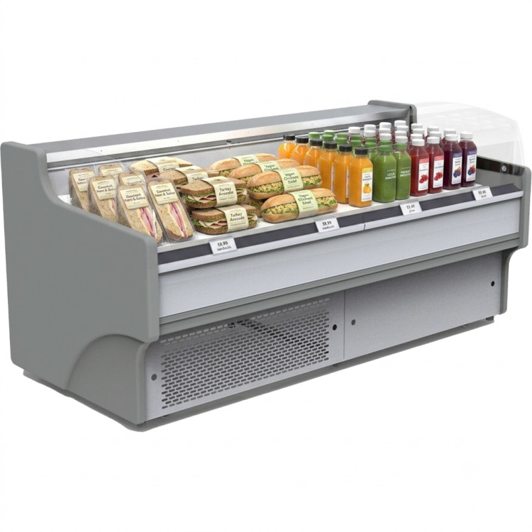Open Deli Serve Over Counter 145 Litres Straight Glass Ventilated Cooling 1330x940x895mm | CaterEq CEBLUEL220 Open Deli Serve Over Counter 145 Litres Straight Glass Ventilated Cooling 1330x940x895mm | CaterEq CEBLUEL220