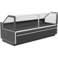 Commercial Open Deli Serve Over Counter Straight Glass Front Height Adjustable Feet 1250x960x1190mm | CaterEq CEBLUEL224