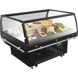 Refrigerated Promotion Display Cabinet 230 Litres Ventilated Cooling 1360x1095x930mm | CaterEq CEBLUEL234
