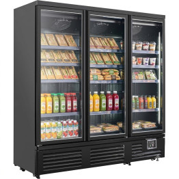 Commercial Triple Door Display Showcase Refrigerator 1890x730x1980mm | CaterEq CEBLUEL306
