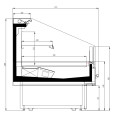 Serve Over Double-Layer Deli Counter Flat Glass Front 1875x1115x1200mm | CaterEq CEBLUEL402 Serve Over Double-Layer Deli Counter Flat Glass Front 1875x1115x1200mm | CaterEq CEBLUEL402