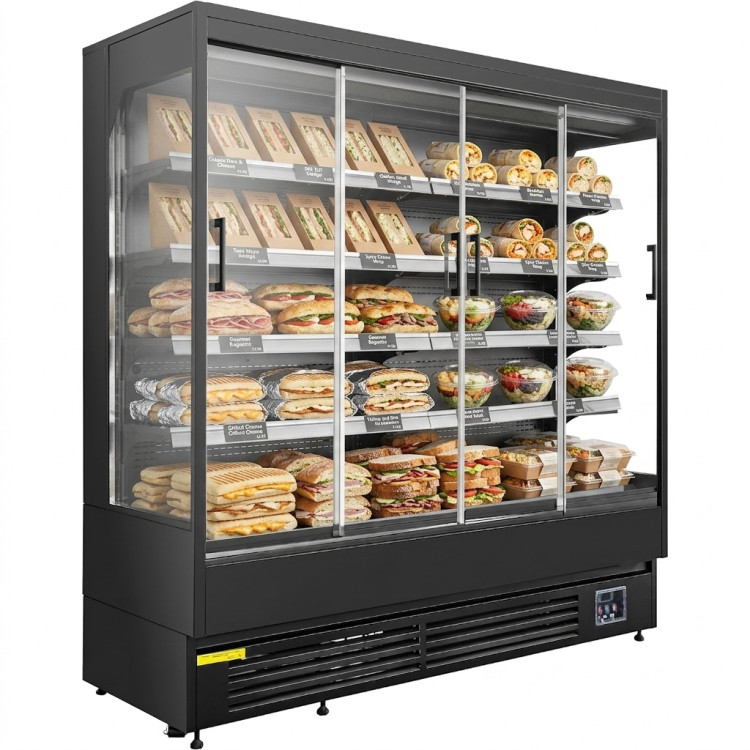 Commercial Display Refrigerator Multi Deck 1940x700x2000mm | CaterEq CEBLUEL410