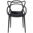 B GRADE Bistro Dining Arm Chair Plastic Black Indoors & Outdoors - WW023BLACK B GRADE