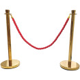 Commercial Red Braided Stanchion Rope with Gold Clips 1.5m | CaterEq CEBR01RG Commercial Red Braided Stanchion Rope with Gold Clips 1.5m | CaterEq CEBR01RG