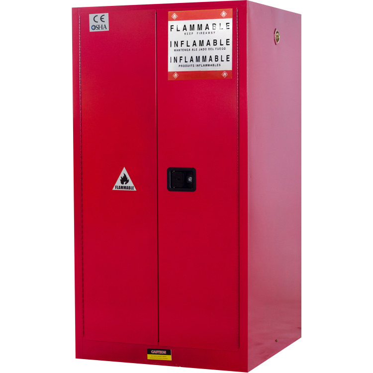 60 Gallon / 227 Litre Flammable Safety COSHH Cabinet 860x860x1650mm | CaterEq CEBR60