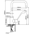Commercial Single-Lever High Spout Mixer Tap Chrome | CaterEq CEBXF210