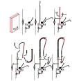 Commercial Wall-Mounted Pre-Rinse Spray Unit with Add-On Faucet & 6" Centres Chrome | CaterEq CEBXF214 Commercial Wall-Mounted Pre-Rinse Spray Unit with Add-On Faucet & 6" Centres Chrome | CaterEq CEBXF214