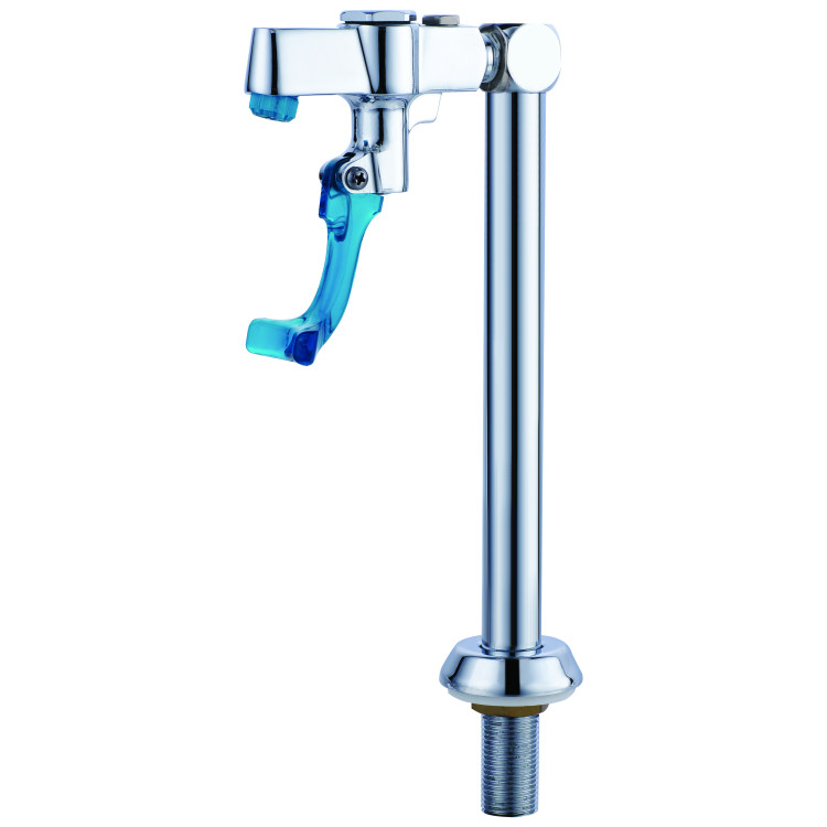 8" Pedestal Push-Back Single Glass Filler Faucet with Instant Shut-Off | CaterEq CEBXF228 8" Pedestal Push-Back Single Glass Filler Faucet with Instant Shut-Off | CaterEq CEBXF228