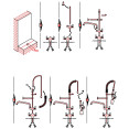 Deck-Mounted Commercial Pre-Rinse Unit with 6" Add-On Swing Spout & 22" Hose Chrome | CaterEq CEBXF244 Deck-Mounted Commercial Pre-Rinse Unit with 6" Add-On Swing Spout & 22" Hose Chrome | CaterEq CEBXF244