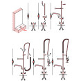 Deck Mounted Pre-Rinse Unit with Add-On Faucet & 18" Riser & 44" Hose & 12" Swing Spout Chrome | CaterEq CEBXF250 Deck Mounted Pre-Rinse Unit with Add-On Faucet & 18" Riser & 44" Hose & 12" Swing Spout Chrome | CaterEq CEBXF250