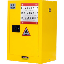 12 Gallon / 45 Litre Flammable Safety COSHH Cabinet 590x460x890mm | CaterEq CEBY12