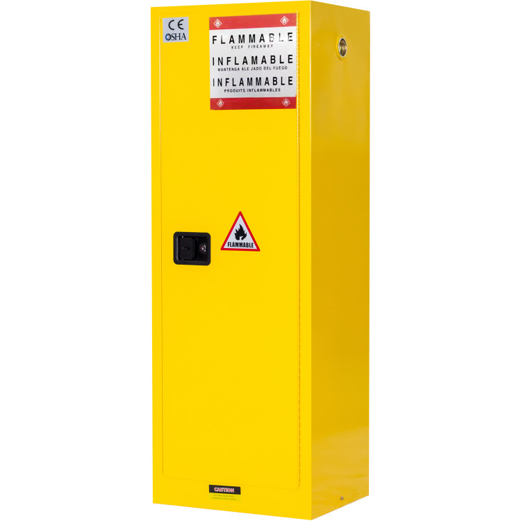 22 Gallon / 83 Litre Flammable Safety COSHH Cabinet 590x460x1650mm | CaterEq CEBY22