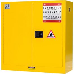 30 Gallon / 114 Litre Flammable Safety COSHH Cabinet 1090x460x1120mm | CaterEq CEBY30