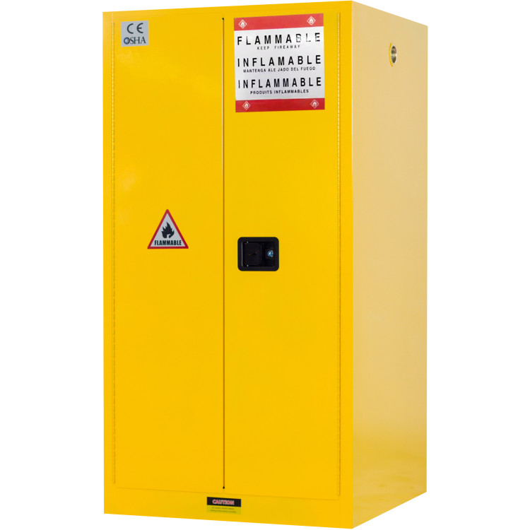 60 Gallon / 227 Litre Flammable Safety COSHH Cabinet 860x860x1650mm | CaterEq CEBY60