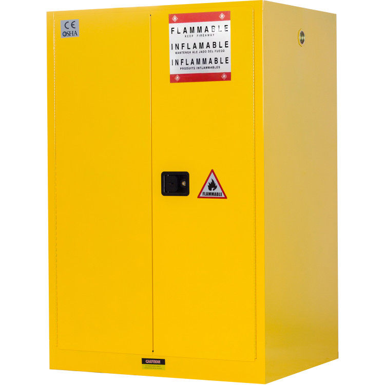 90 Gallon / 341 Litre Flammable Safety COSHH Cabinet 1090x860x1650mm | CaterEq CEBY90