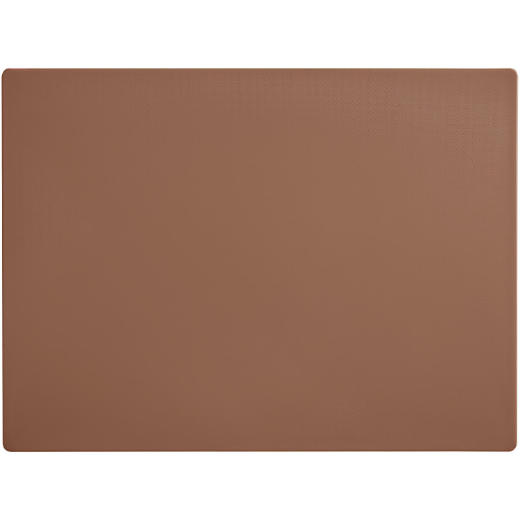 Commercial Cutting Board in Brown 530x325x20mm | CaterEq CEJJD5BROWN