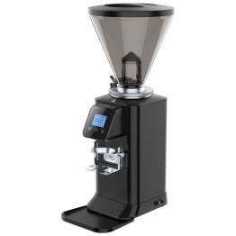 Commercial On-Demand Coffee Grinder with Digital Display, 1kg Hopper and 64mm Burrs Black Finish | CaterEq CECCG102