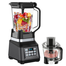 Commercial Blender / Food Processor with Digital Controls, 2L Jug and Preset Programmes Black Finish | CaterEq CECCG106