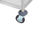 Commercial 2-Tier Stainless Steel Waste Sorting Trolley with Cutlery Tray Slot 1000×620×1000mm| CaterEq CECG10062