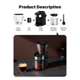 Commercial Flat Burr Coffee Grinder 150W with 240g Bean Hopper Black | CaterEq CECG836B Commercial Flat Burr Coffee Grinder 150W with 240g Bean Hopper Black | CaterEq CECG836B